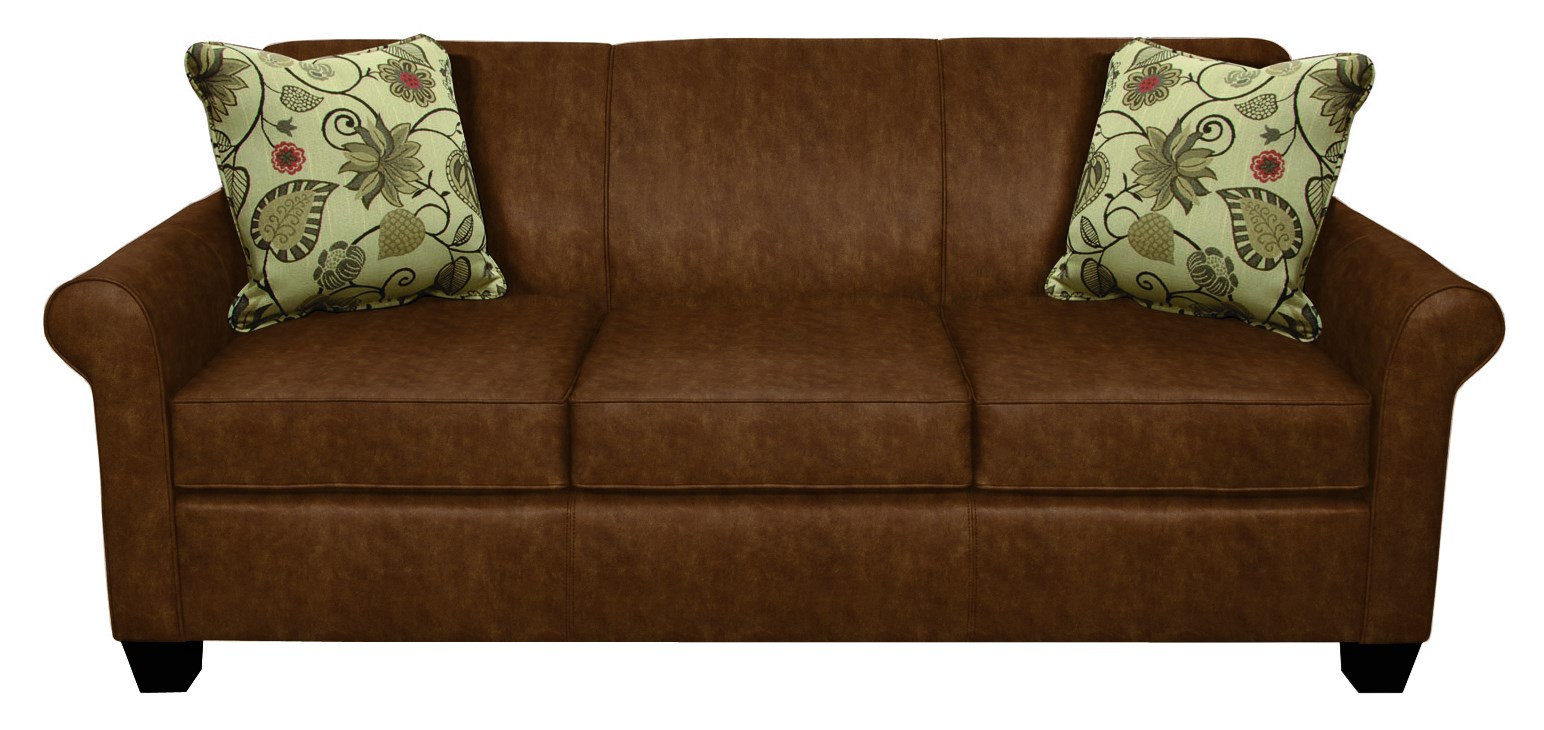 England 4630 LS Series 4669L Queen Sleeper Sofa With Accent Cushions